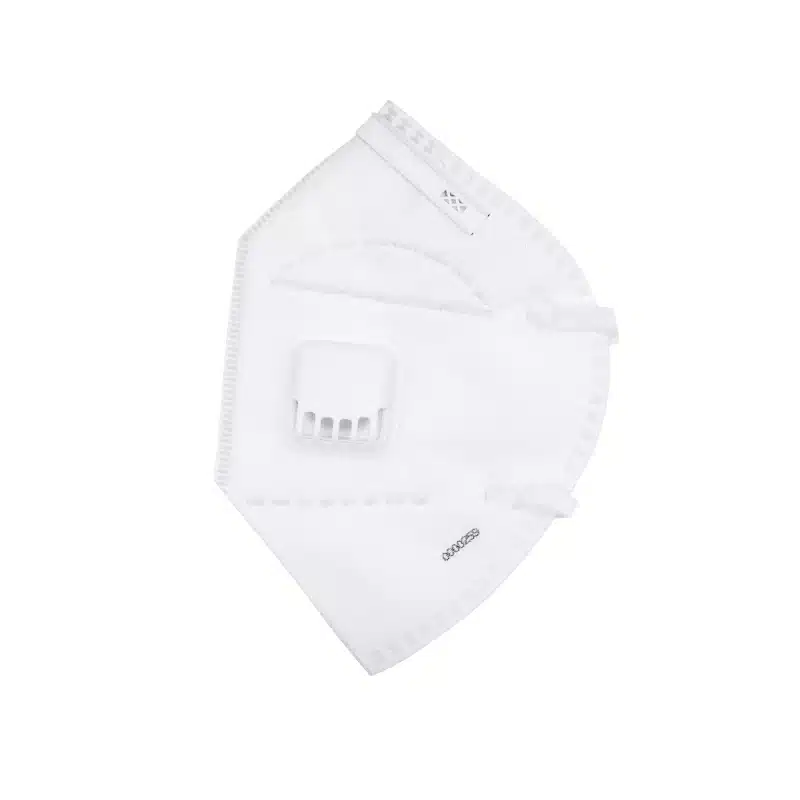 YQD95V N95 Mask with Exhalation Valve – Foldable Design NIOSH Approved | Comfortable Headband Fit | Individually Wrapped | For Commuting & Light Industrial Use - 画像 (5)