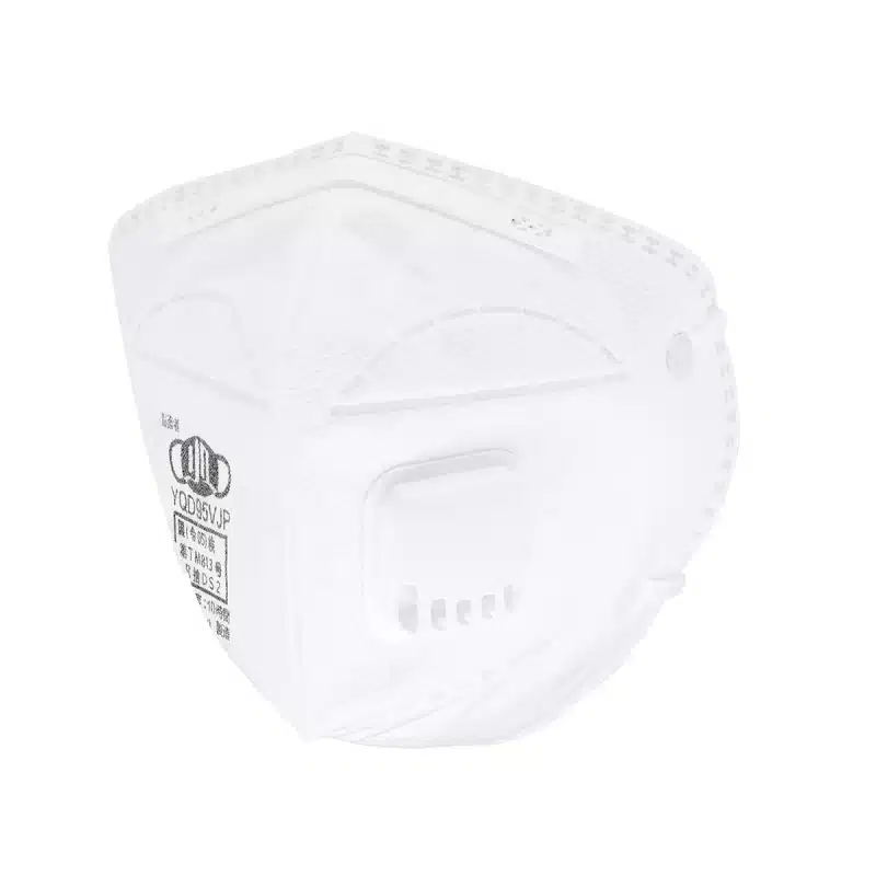 YQD95VJP N95 Mask with Exhalation Valve NIOSH Approved | Foldable | Individually Wrapped | For Healthcare & Commuting