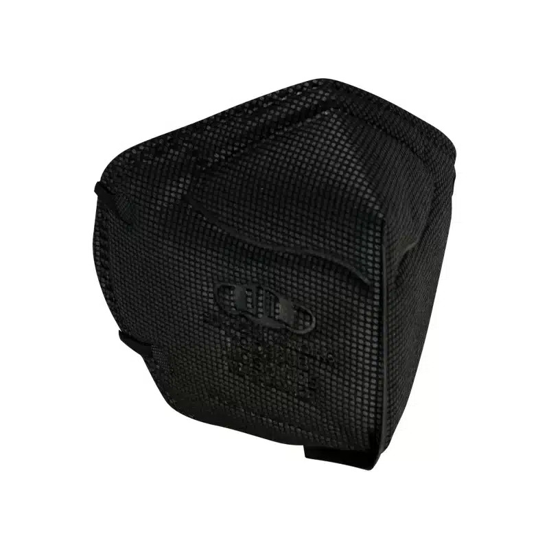 YQD960B N95 Mask – Black Foldable Design NIOSH Approved | ≥95% Filtration | Headband Style for Industrial Use - 画像 (3)