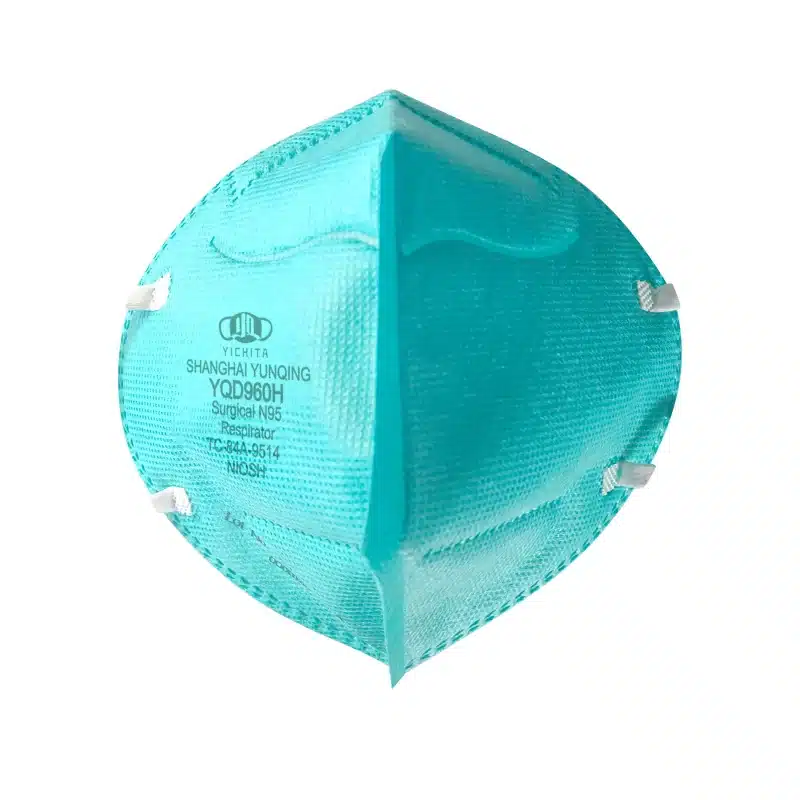 YQD960H NIOSH Approved N95 Surgical Respirator – Earloop Style, ASTM Level II, Individually Wrapped, Medical Use - Image 2