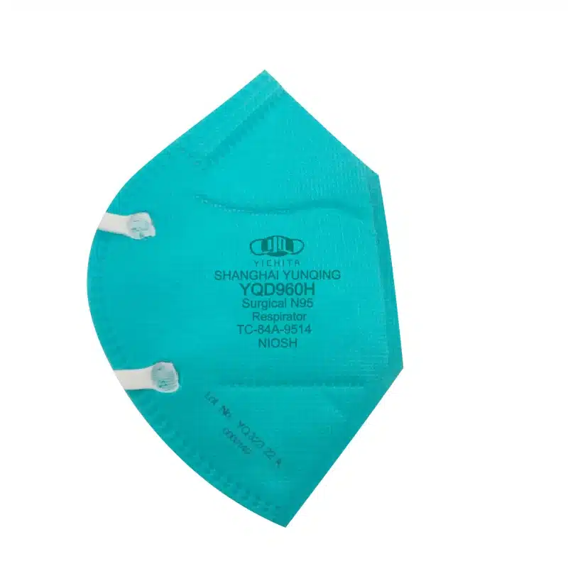 YQD960H NIOSH Approved N95 Surgical Respirator – Earloop Style, ASTM Level II, Individually Wrapped, Medical Use - Image 5