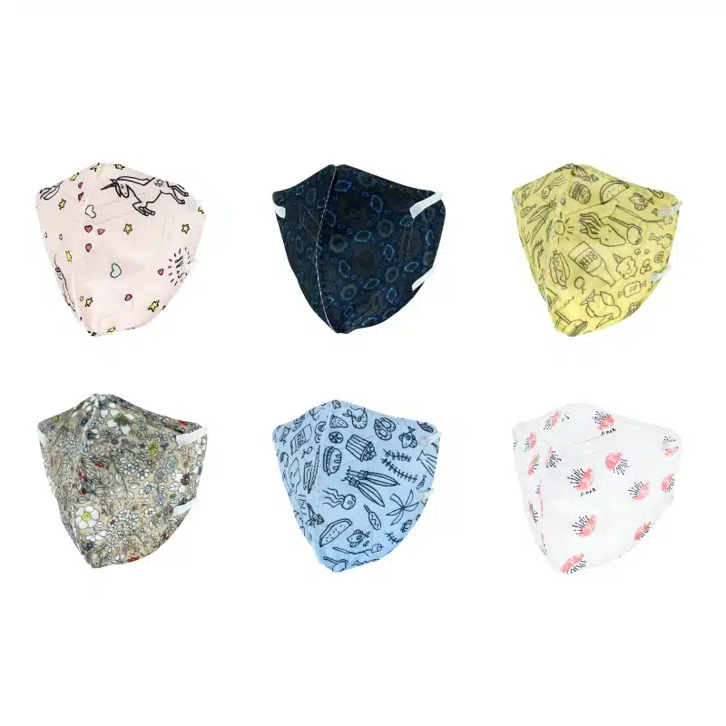 Yichita Kids N95 Respirator – Child-Sized Foldable Mask, Comfortable Fit, Individually Wrapped, ≥95% Filtration - Image 2